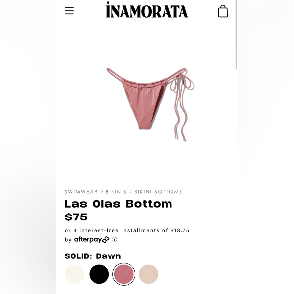 Inamorata Las Olas Bottom in Dawn